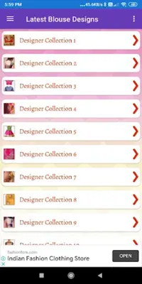 Latest Blouse Designs android App screenshot 7